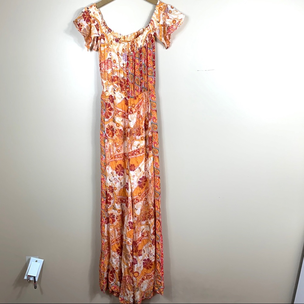 NEW Free People Carmen Off The Shoulder Jumpsuit - Picture 5 of 6